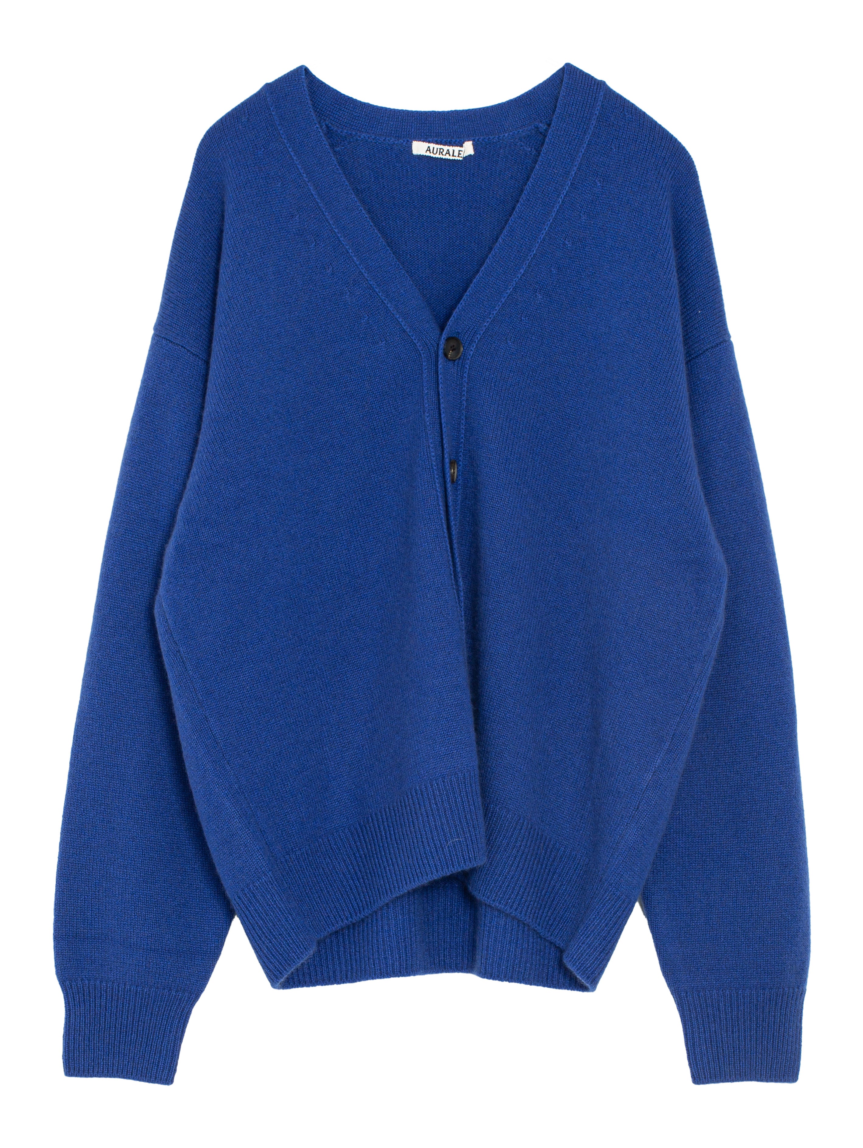 Auralee Women's Baby Cashmere Knit Cardigan Royal Blue – Opia