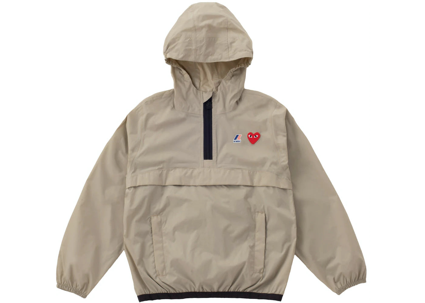 CDG-Play-x-K-Way-Kids-Half-Zip