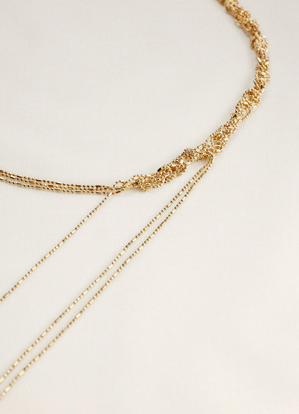 Tangle Necklace Gold