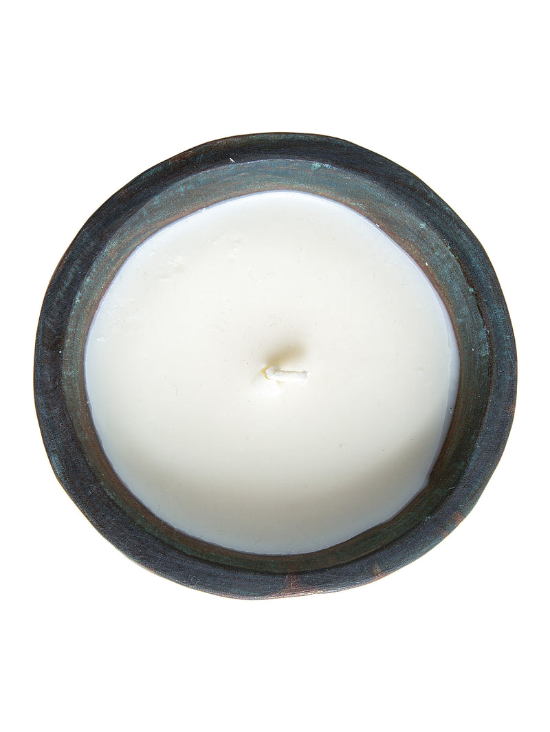 Palo Santo Hand Made Candle Middle Off White And Brown Seya