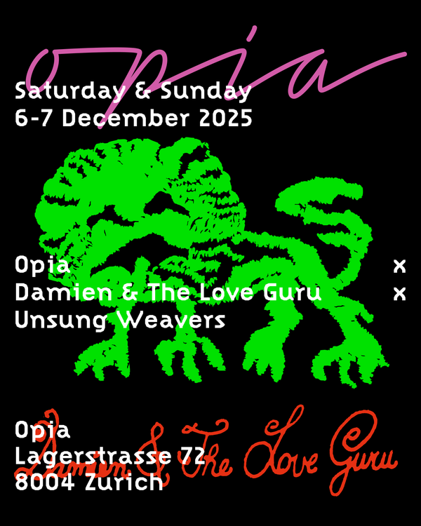 Opia x Damien &amp; The Love Guru x Unsung Weavers