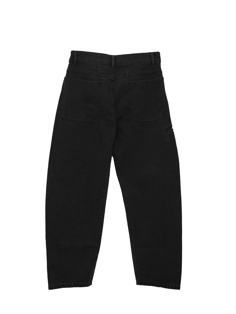 Twisted Workwear Trouser Soft Bleached Black