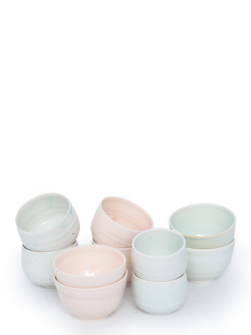 Light Turquoise Porcelain Tea Cup