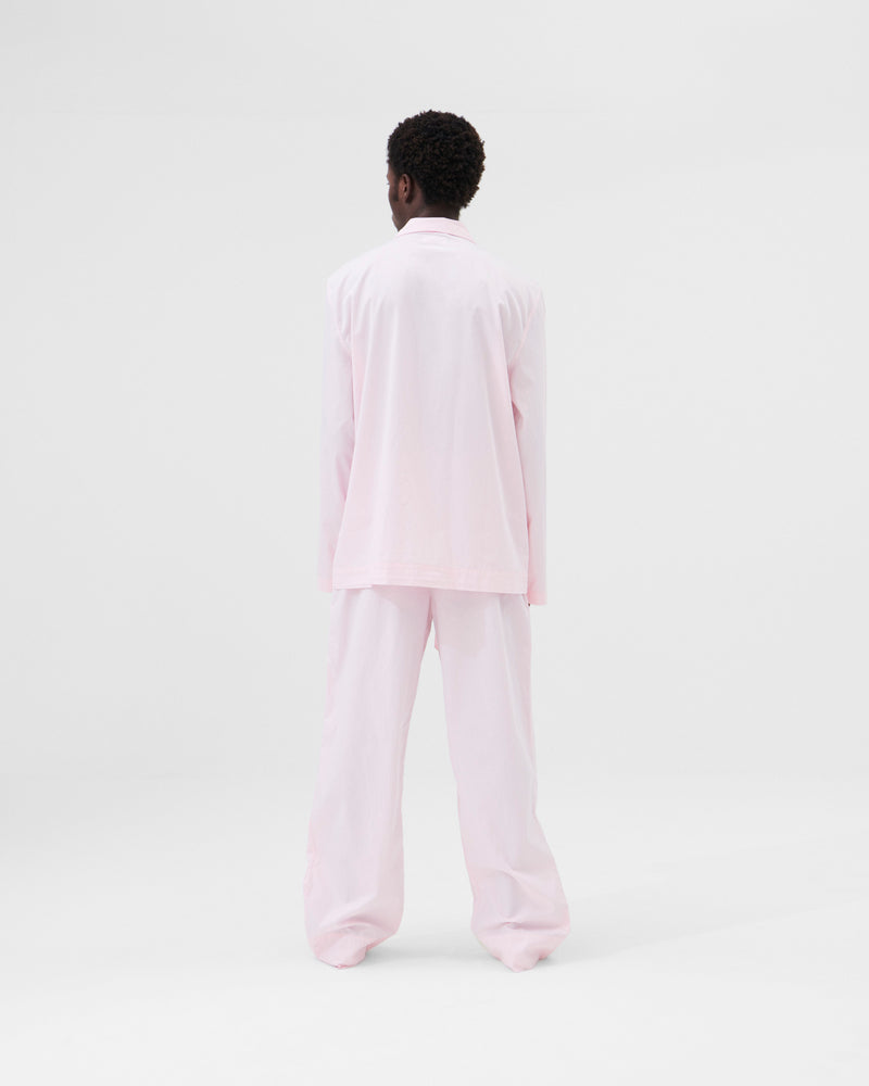 Cotton Poplin Pyjamas Shirt Soft Pink
