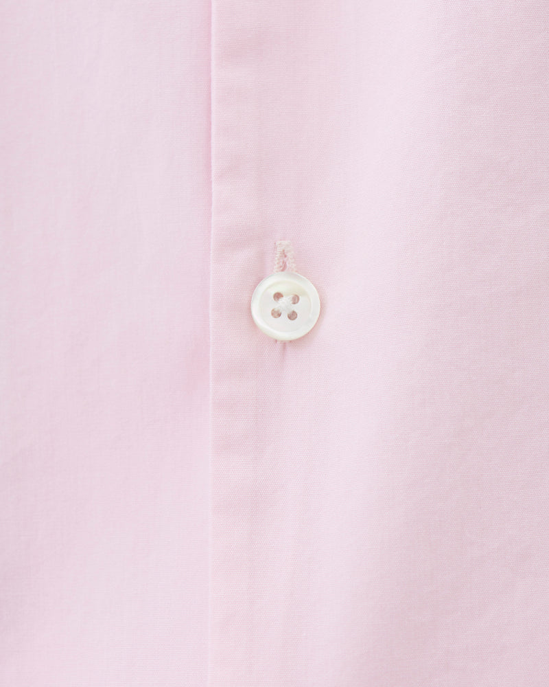 Cotton Poplin Pyjamas Shirt Soft Pink