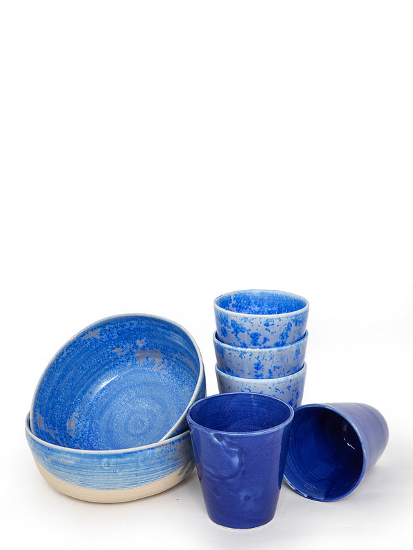 Porcelain Coffe Cup Deep Blue