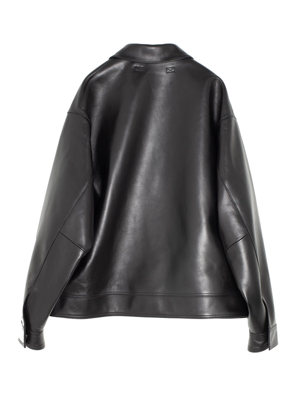 Leather Type A-2 Flight Jacket Black