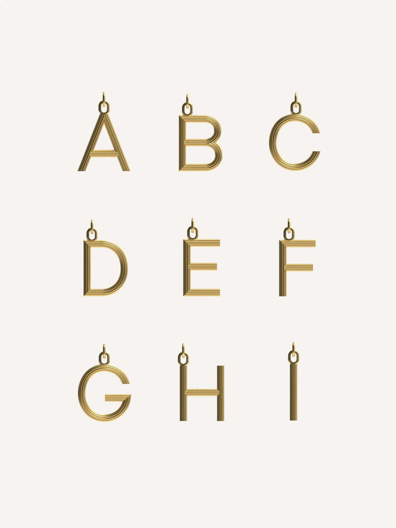 Large Alphabet C Necklace