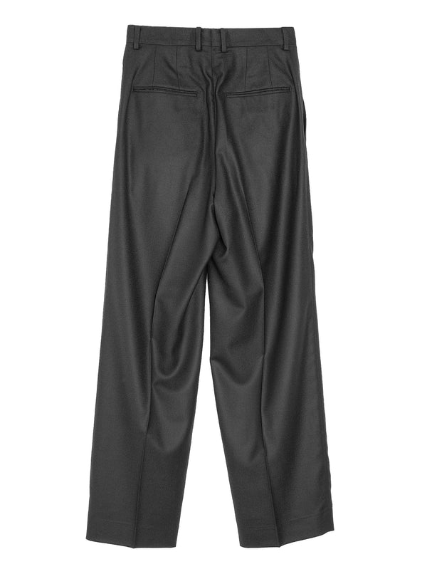 Women's Super Light Wool Slacks Black