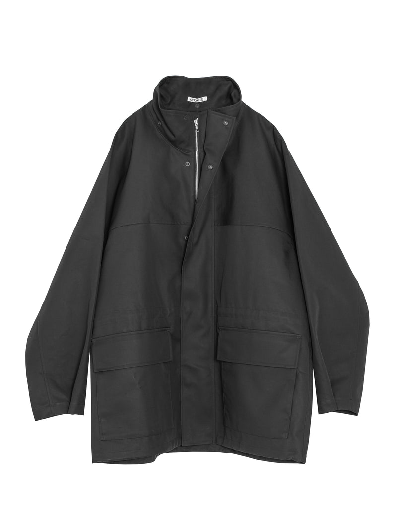 Men's High Density Bonded Cotton Gabardine Blouson Dark Navy