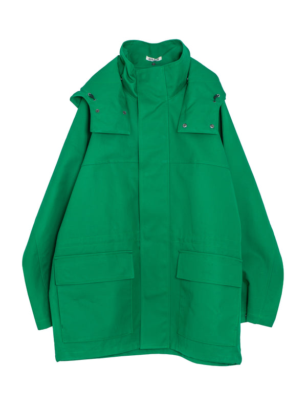 Men's High Density Bonded Cotton Gabardine Blouson Green