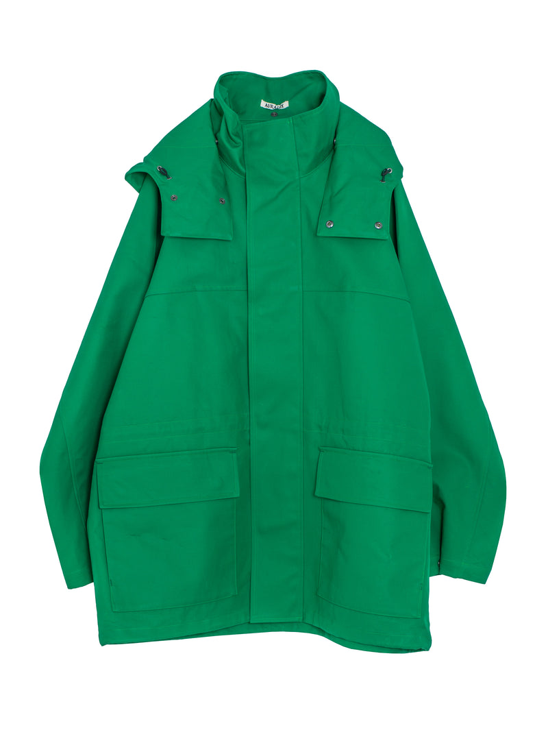 Men's High Density Bonded Cotton Gabardine Blouson Green