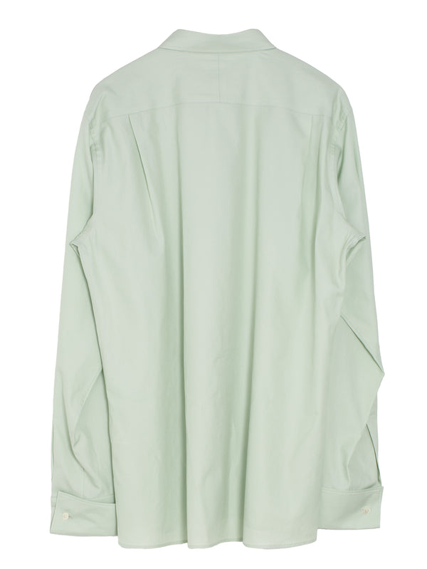 Men's Washed Finx Twill Double Cuff Shirt Light Khaki