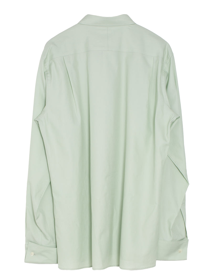Men's Washed Finx Twill Double Cuff Shirt Light Khaki