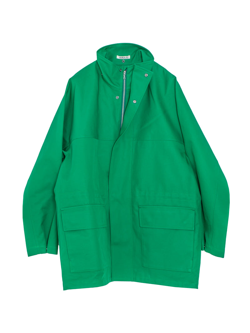 Men's High Density Bonded Cotton Gabardine Blouson Green