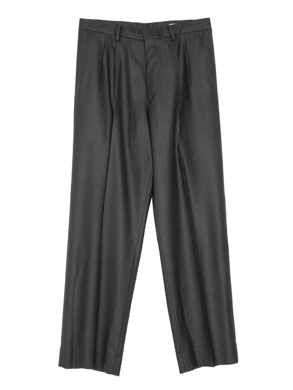 Men’s Light Wool Slacks Top Black