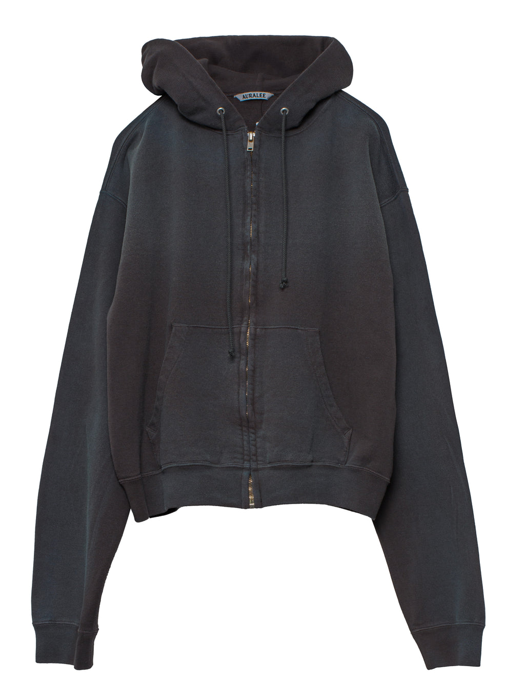 オーラリーPRODUCT DYED PIMA 〜ZIP PARKA 4 Auralee Product Dyed Pima Light Sweat Zip Parka | Top Gray | Canoe