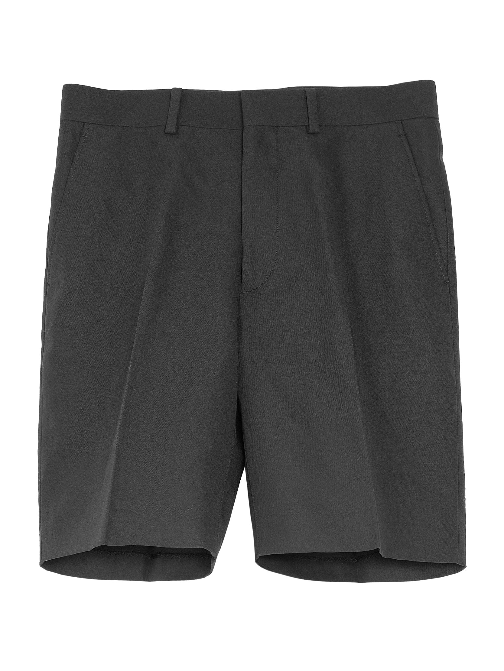 Auralee Men's Hard Twist Finx Linen Chino Shorts Black – Opia