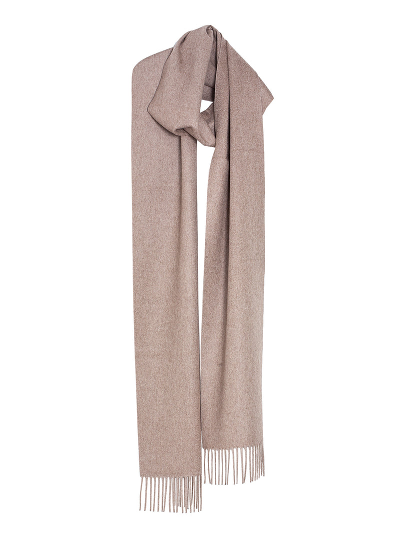Baby Cashmere Long Stole Natural Brown