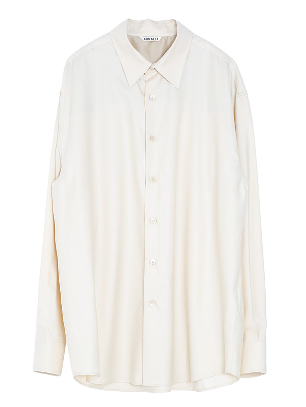 Men’s Super Light Wool Shirt Light Beige