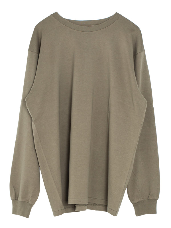 Men's Luster Plaiting Long sleeve Tee Khaki
