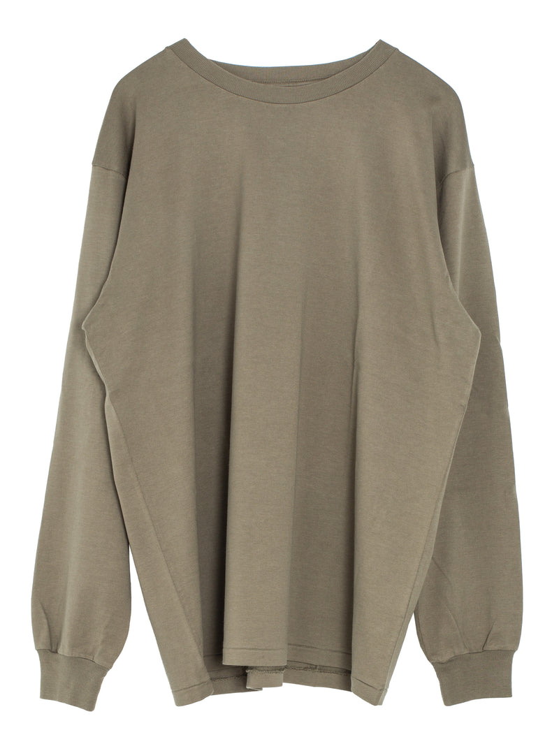 Men's Luster Plaiting Long sleeve Tee Khaki