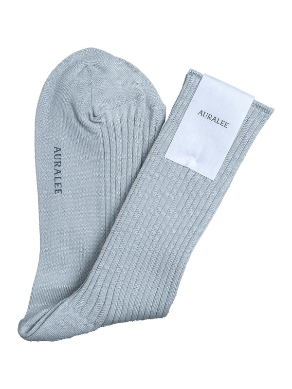 Women’s Giza High Gauge Socks Pale Green