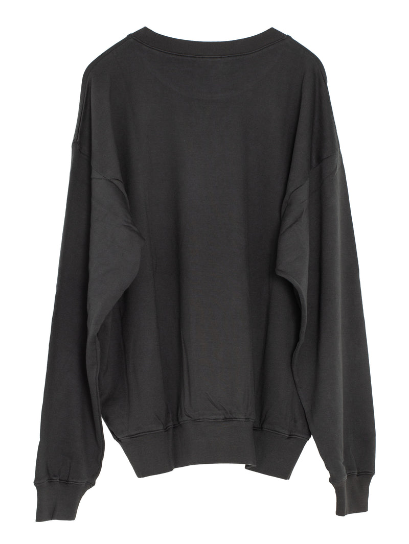 Men's Super High Gauge Sweat Pullover Ink Black