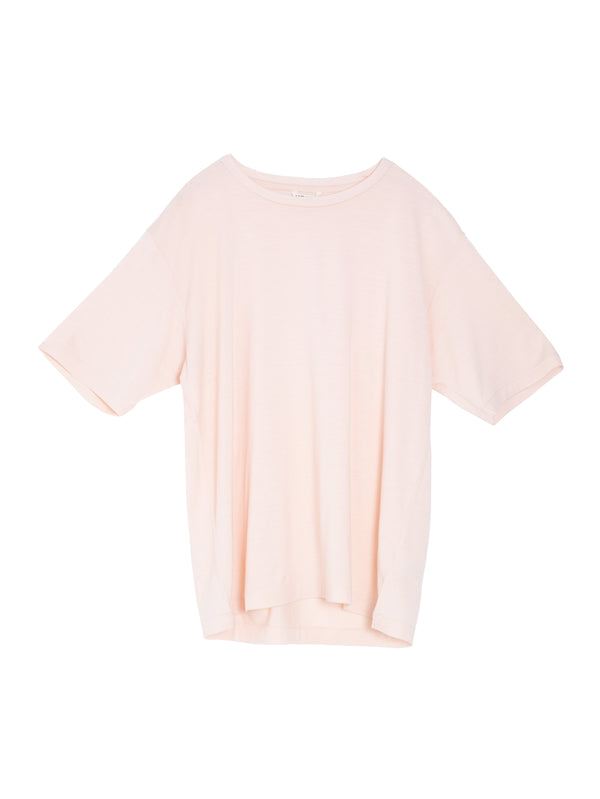 Men's Super Soft Wool Jersey Tee Light Pink