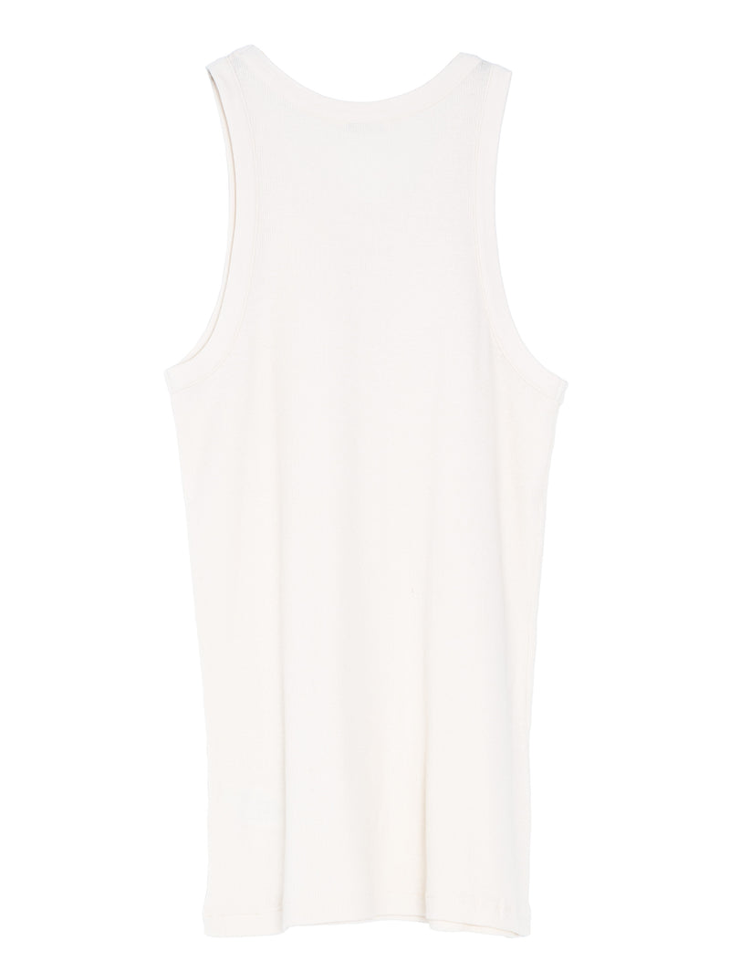 Men's Organic Soft Rib Tank Top Ivory