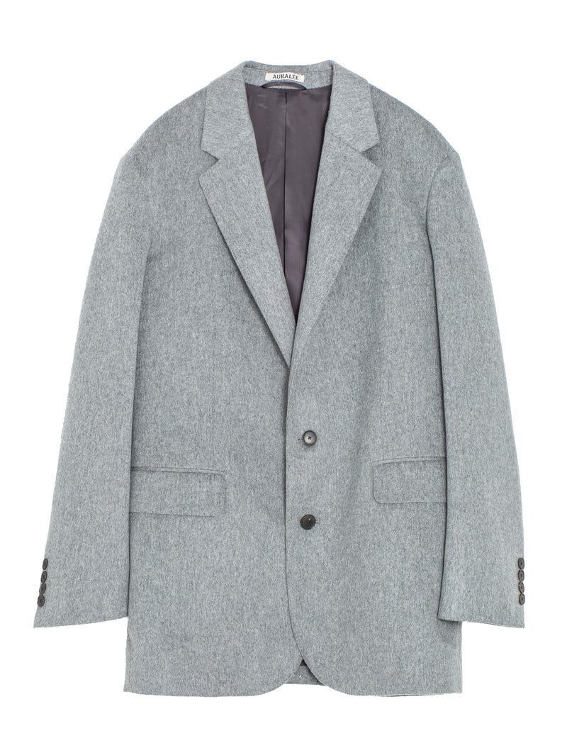 Women's Cashmere Moleskin Jacket Top Grey