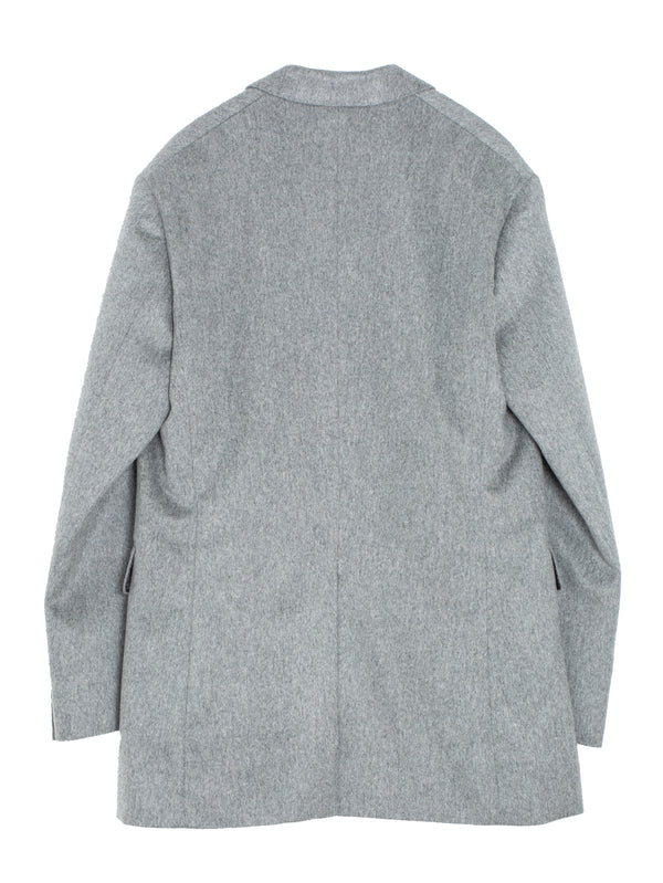 Women's Cashmere Moleskin Jacket Top Grey