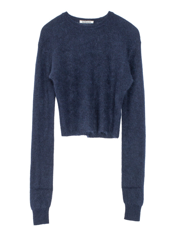 Women’s Baby Suri Alpaca Sheer Knit Navy