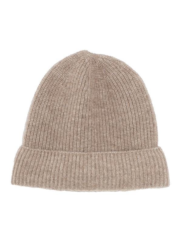 Baby Cashmere Knit Cap Natural Brown