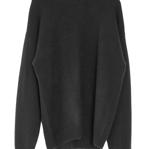 Auralee Men's Baby Cashmere Knit Pullover Top Black – Opia