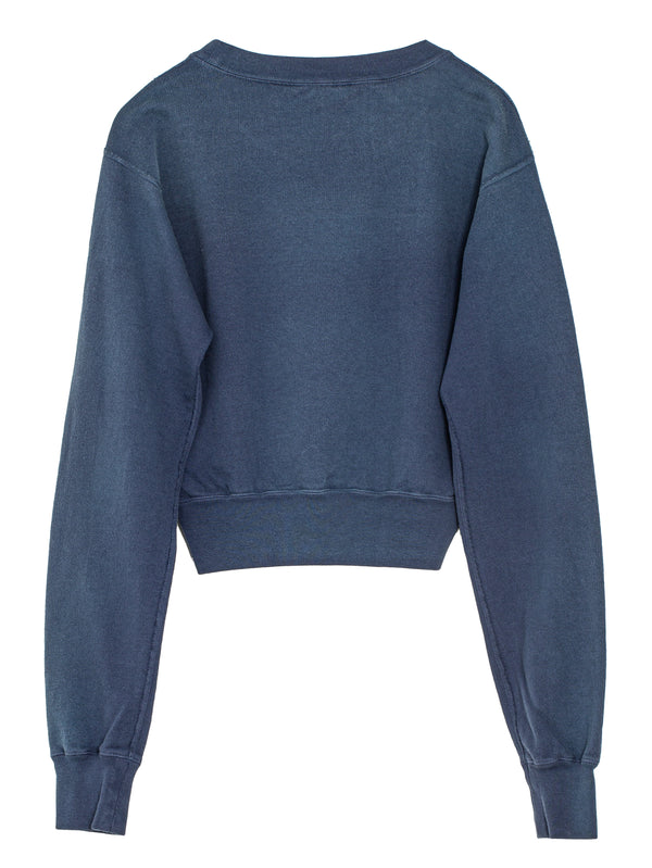 Women's Product Dyed Pima Light Sweat Pullover Light Navy