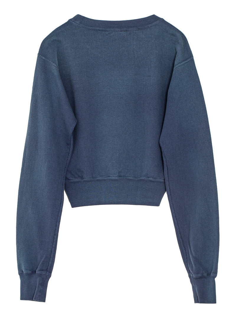 Women's Product Dyed Pima Light Sweat Pullover Light Navy
