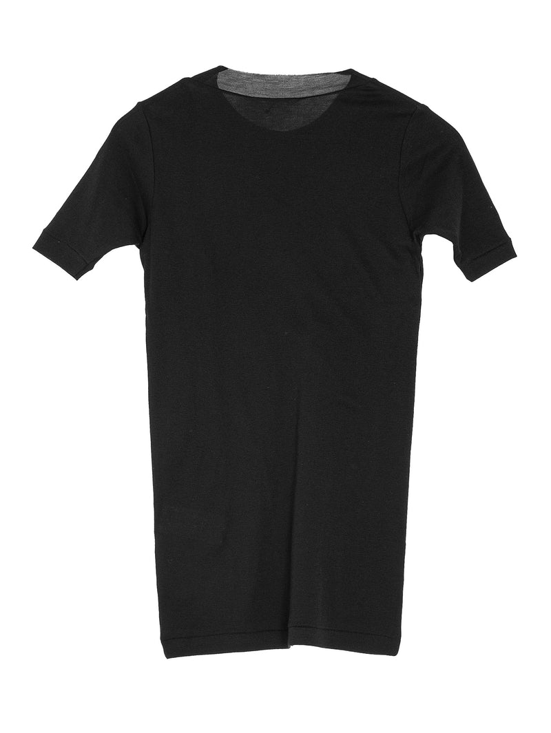 Women's Super High Gauge Sheer Rib Tee Black