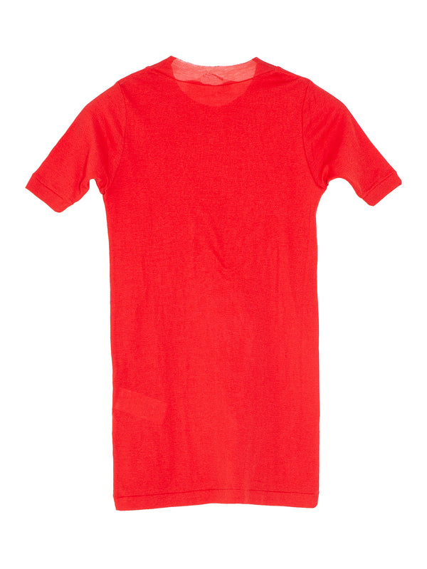 Women's Super High Gauge Sheer Rib Tee Red