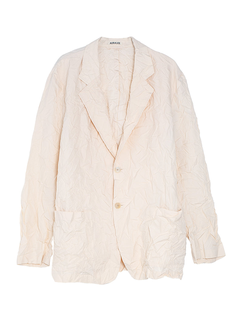 Men's Wrinkled Washed Finx Twill Jacket Pink Beige