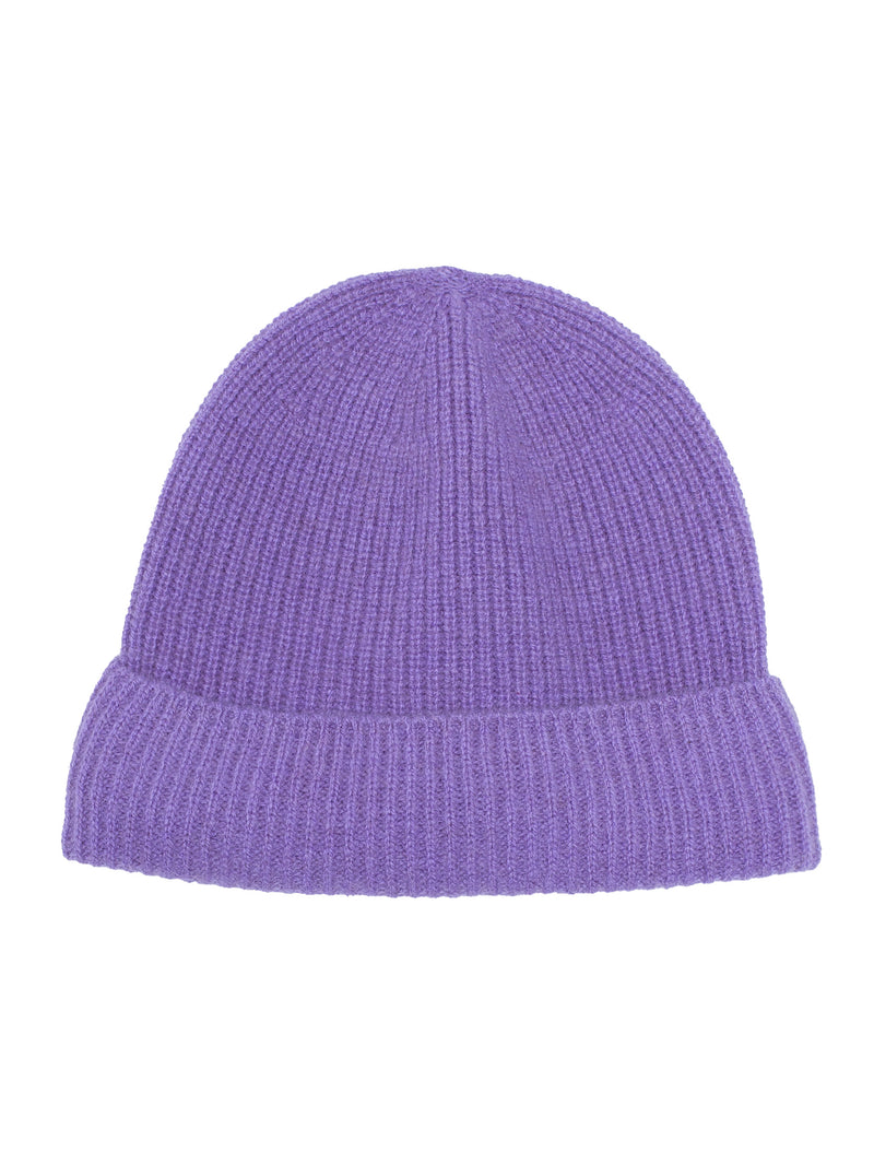 Baby Cashmere Knit Cap Purple