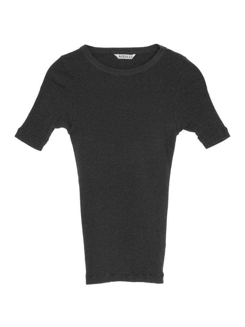 Women's Organic Soft Rib Tee Black