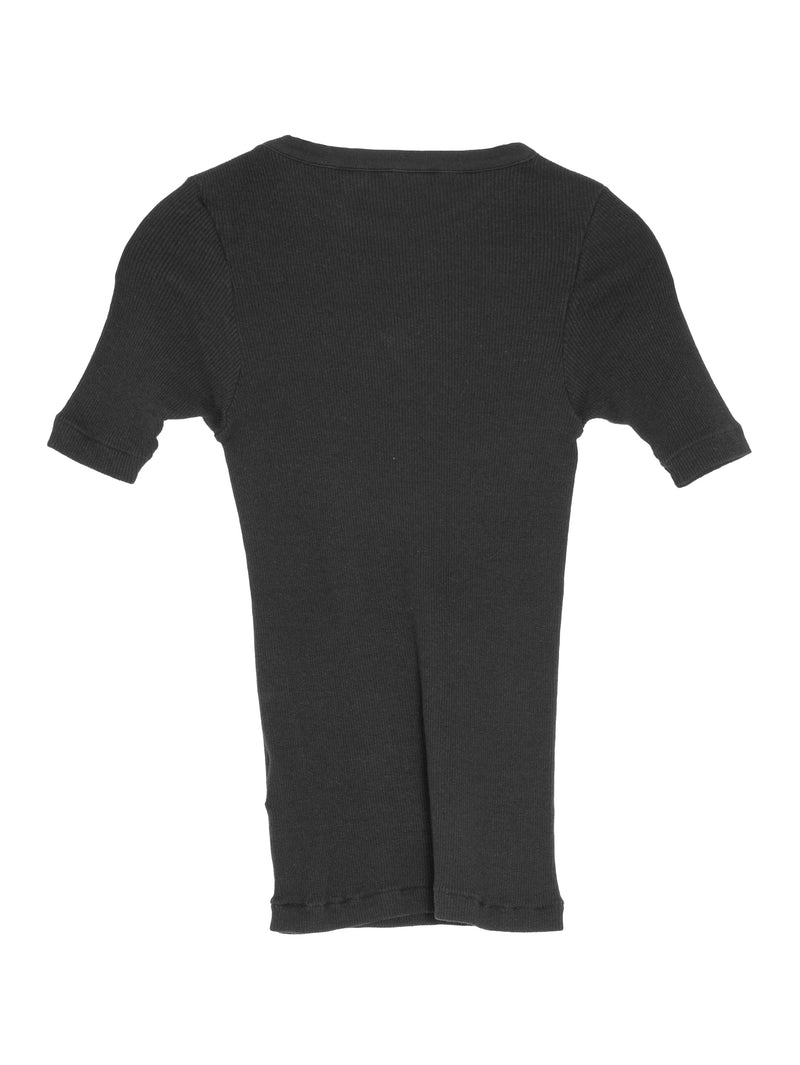 Women's Organic Soft Rib Tee Black