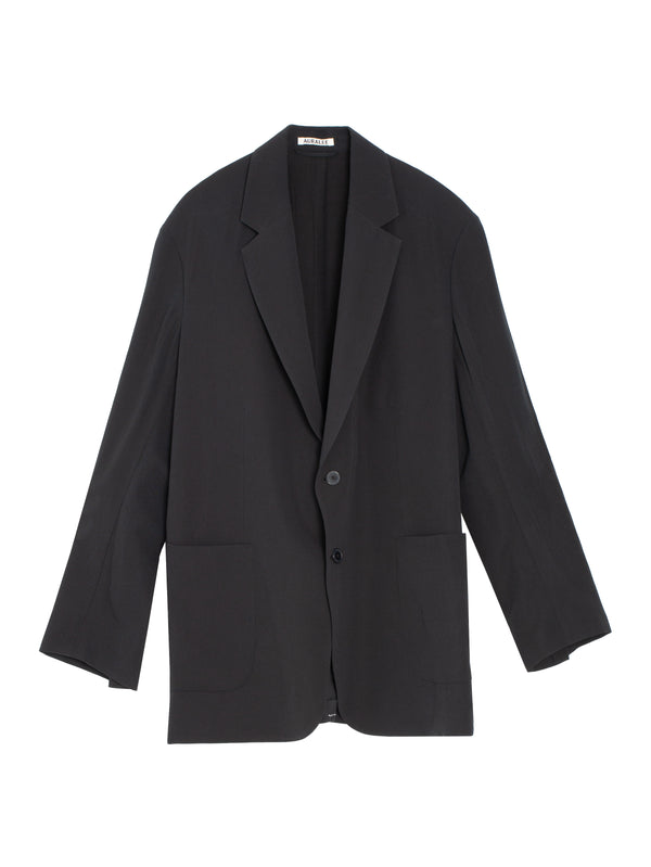 Men's Light Cotton Wool Viyella Jacket Black