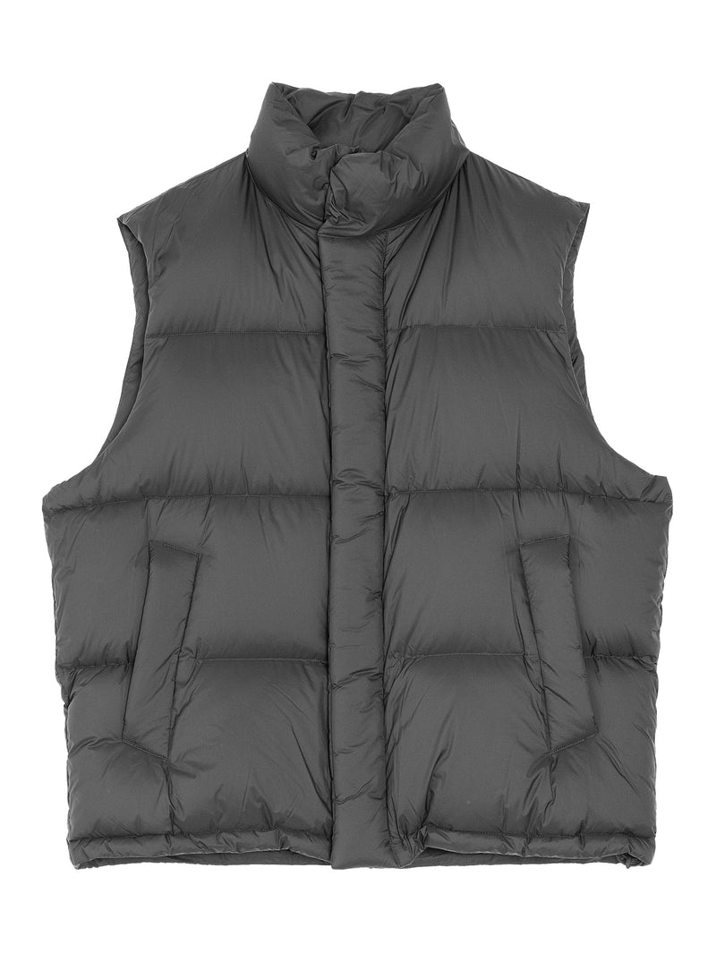 Men's Super Light Nylon Ripstop Down Vest Black