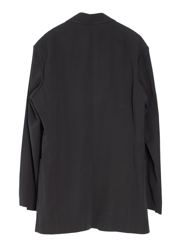 Men's Light Cotton Wool Viyella Jacket Black