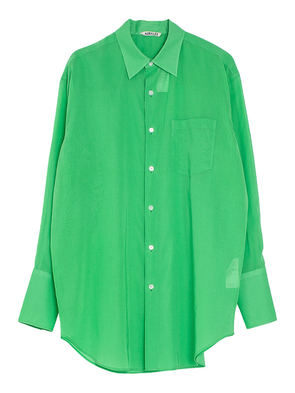 Women’s  Hard Twist Finx Organdy Shirt Green