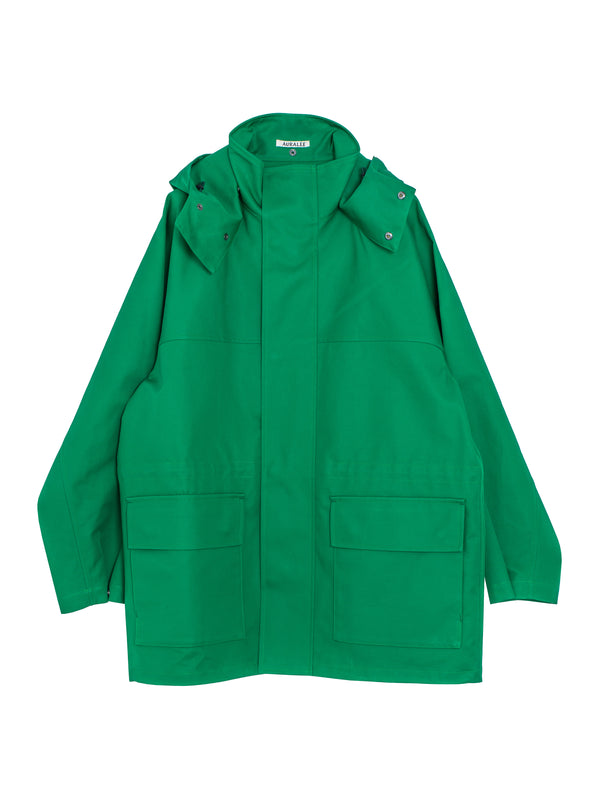 Women's High Density Bonded Cotton Gabardine Blouson Green