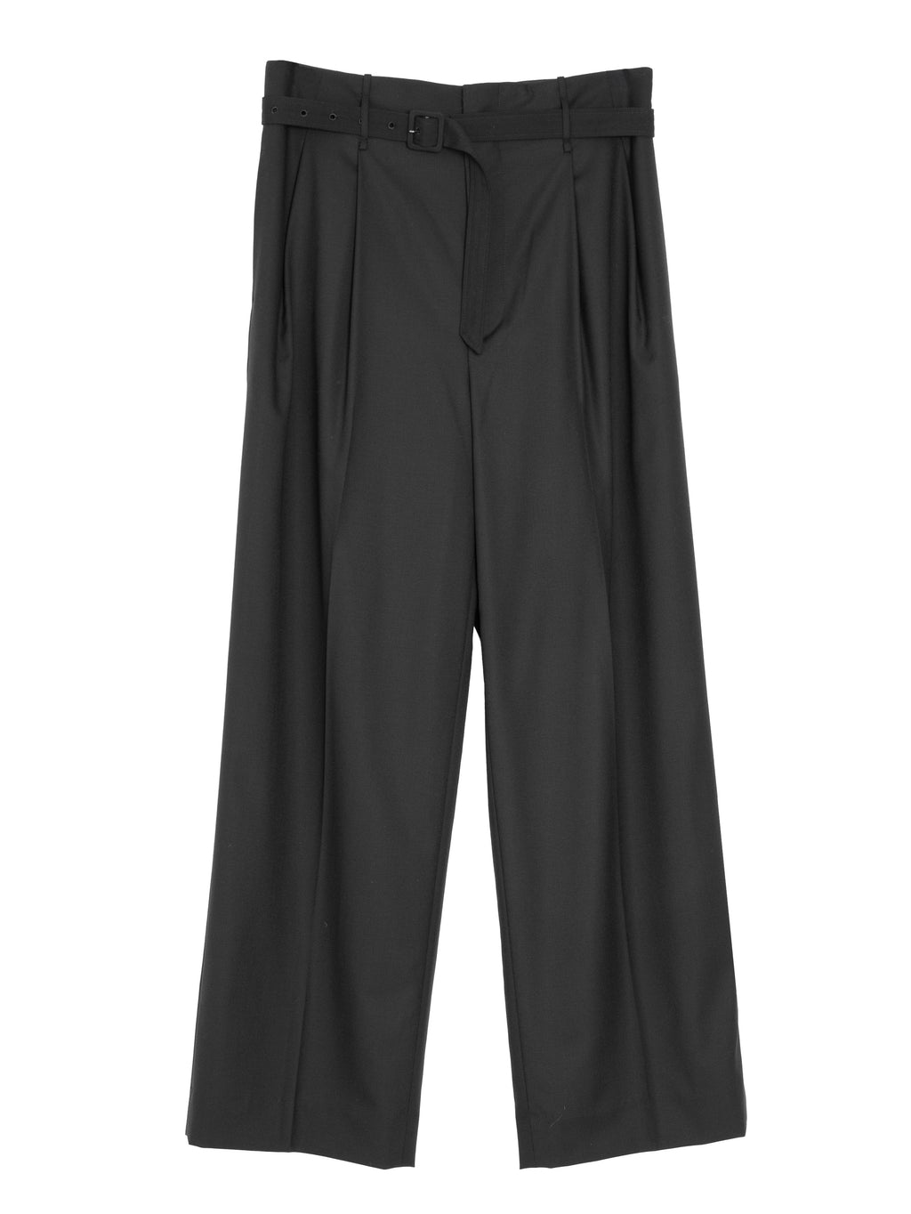 AURALEE TROPICAL WOOL TWO-TUCK SLACKS SUPER FINE TROPICAL WOOL TWO