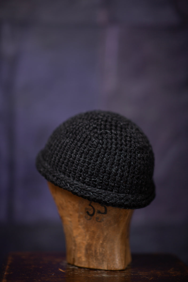 Beanie Nr. 7 Wool Lino Anthracite